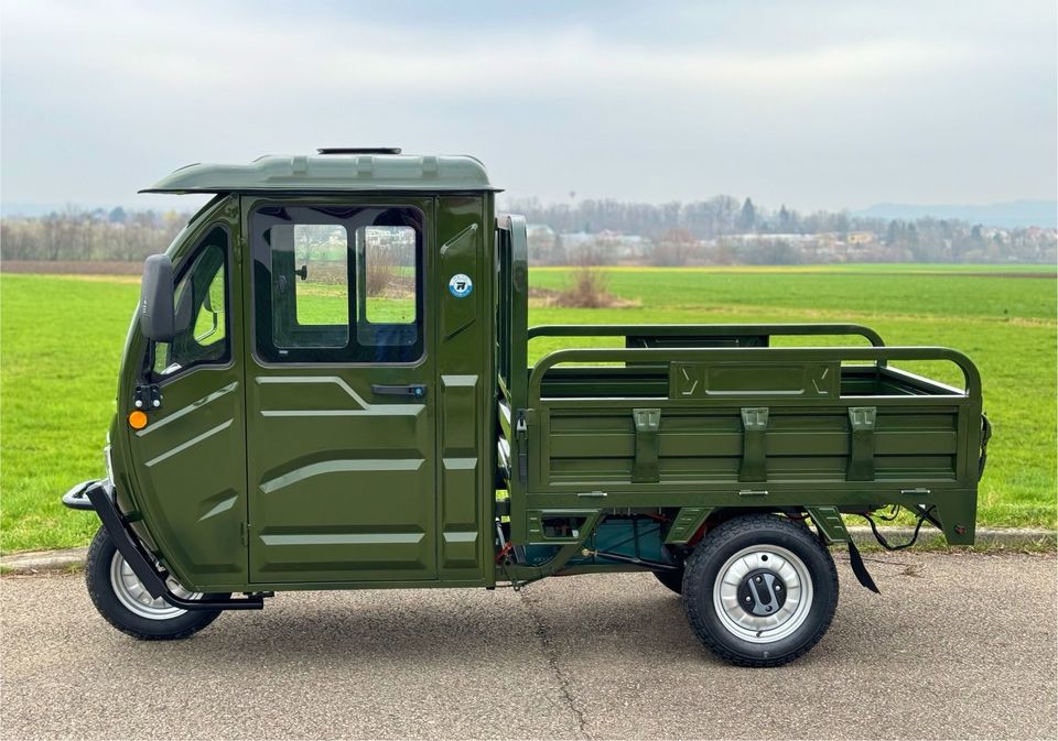 Kabinenroller Cargo Premium Elektro Pritsche 45 km/h 25 km/h Pickup ape in Dürnau