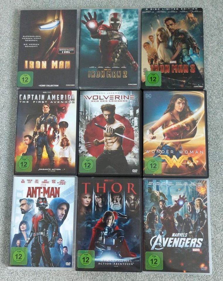 DVD-Sammlung Superheroes in Neu-Anspach