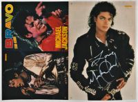 Original Michael Jackson signierte Magazin Seite (Autogramm) 1988 Bayern - Coburg Vorschau