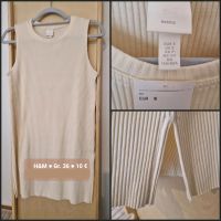 Strick Minikleid Pullover Shirt H&M Beige Creme Gr. S 36 Hessen - Hofheim am Taunus Vorschau