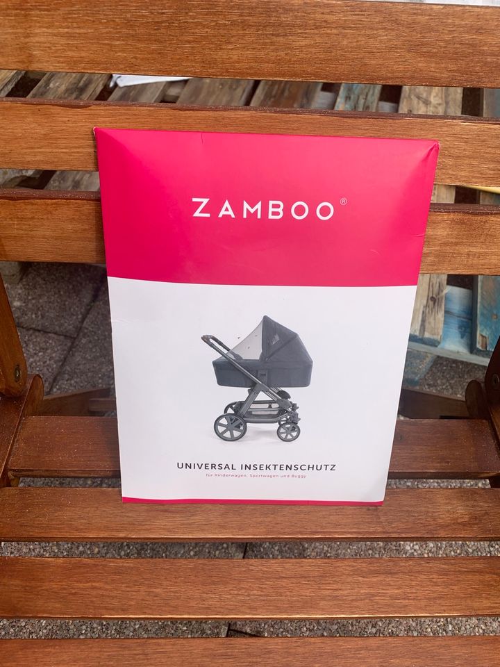 Zamboo Universal Insektenschutz für Kinderwagen Grau in Waldbüttelbrunn