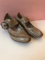 Rieker Damen Schuhe Pumps Spangenschuh 38 Leder beige Halbschuh Bayern - Strullendorf Vorschau