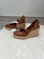 ZARA Echtleder Sandalen 36 Neu OVP Damen Pumps Braun Wedge Brandenburg - Hoppegarten Vorschau