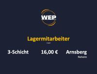 Lagermitarbeiter (m/w/d) ab 16,00€ Nordrhein-Westfalen - Arnsberg Vorschau