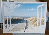 Leinwand Bild Druck Fenster zum Strand - 70 x 50 cm Bayern - Gauting Vorschau
