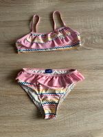Bunter Bikini im rosa Wellenlook Größe 110/116 Bayern - Marzling Vorschau