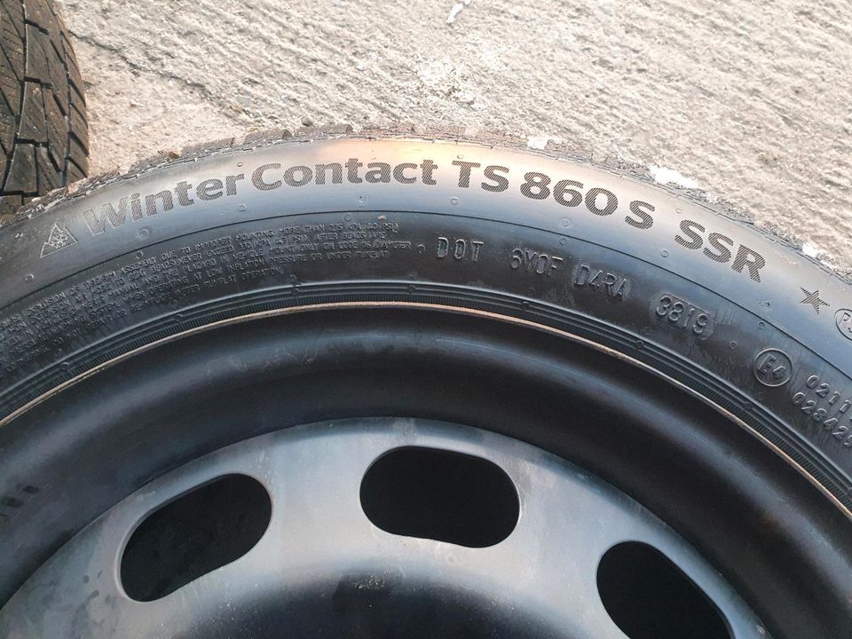 4 Winterräder 5,5-7mm BMW 1er 205 55 16 Conti TS860 7j16 zoll in Marienmünster