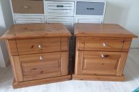 2 x Retro Nachtschrank Nachttisch Kommode Massivholz Kiefer antik Niedersachsen - Braunschweig Vorschau