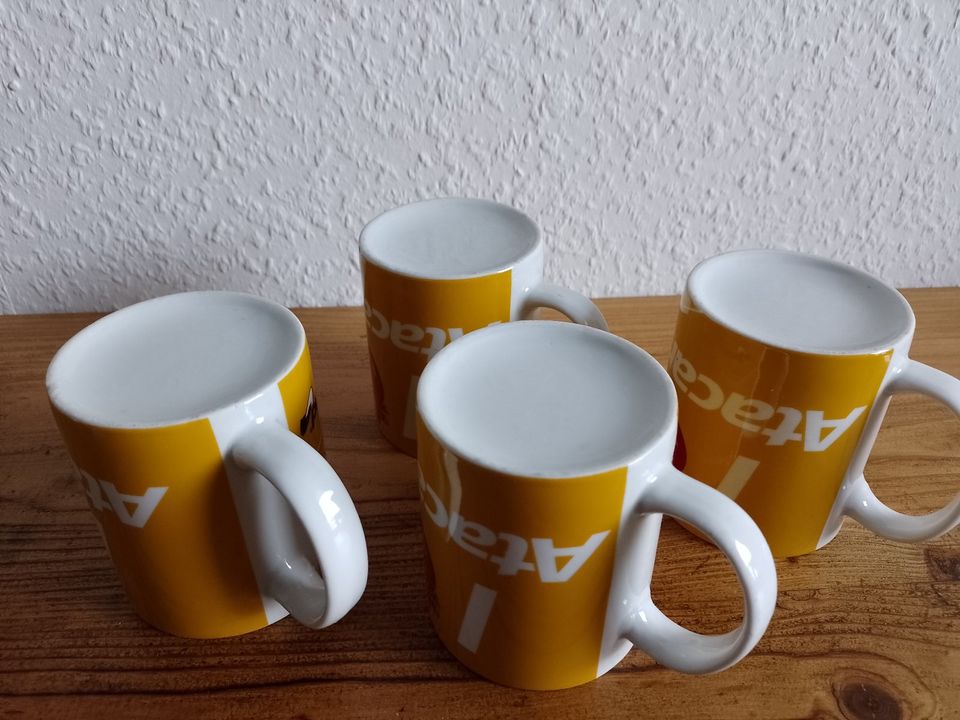 Kaffee-Becher Werbung AstraZeneca in Bremen