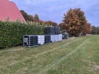 IBC schwarz Regentonne Wasserfass Pellet Aufbewahrung Container Niedersachsen - Großheide Vorschau