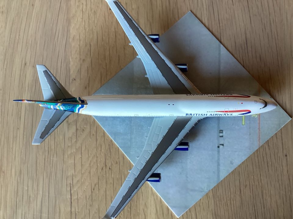 Herpa Wings British Airways Boeing 747-400 LIMITED EDITION! in Laufach