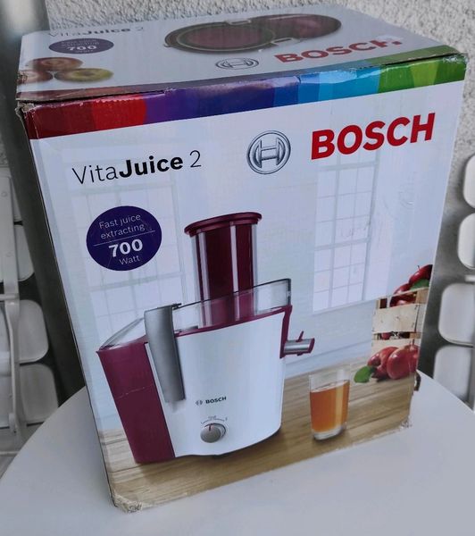Bosch Entsafter VitaJuice 2, MES25C0, 700W, 1,25l Behälter, OVP in  Stuttgart - Feuerbach | Haushaltskleingeräte gebraucht kaufen | eBay  Kleinanzeigen ist jetzt Kleinanzeigen