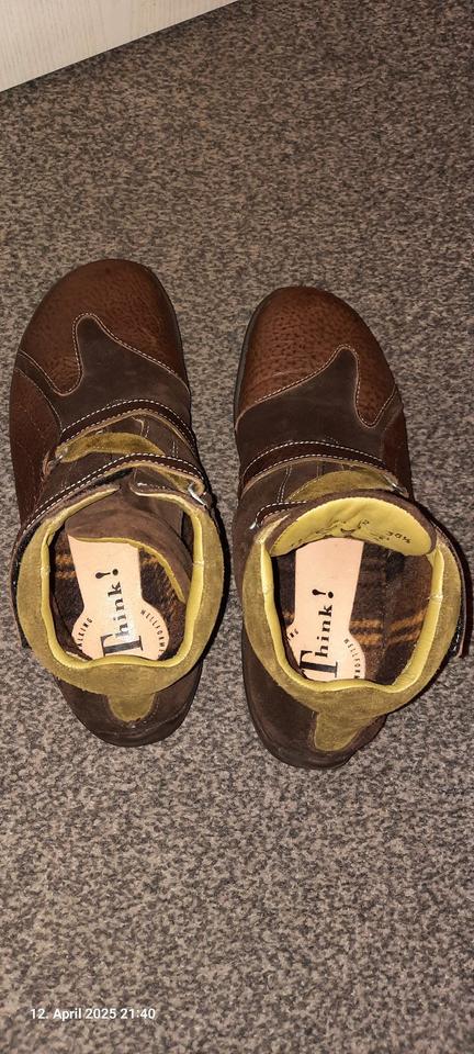 THINK! Schuhe halbhoch Leder Gr. 36,5 neuwertiger Zustand in Nürnberg (Mittelfr)