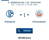 Suche 1 Ticket Schalke gg. Rostock Nordrhein-Westfalen - Gelsenkirchen Vorschau