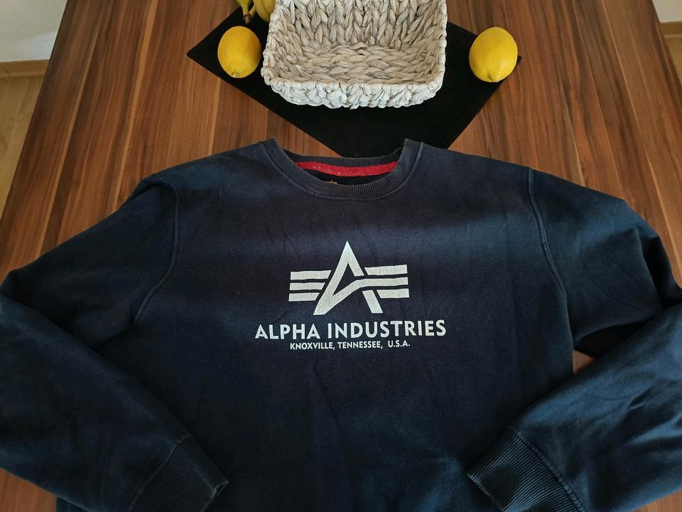 2x Alpha Industries Pullover dunkelblau XL guter 2 verfügbar in Varel