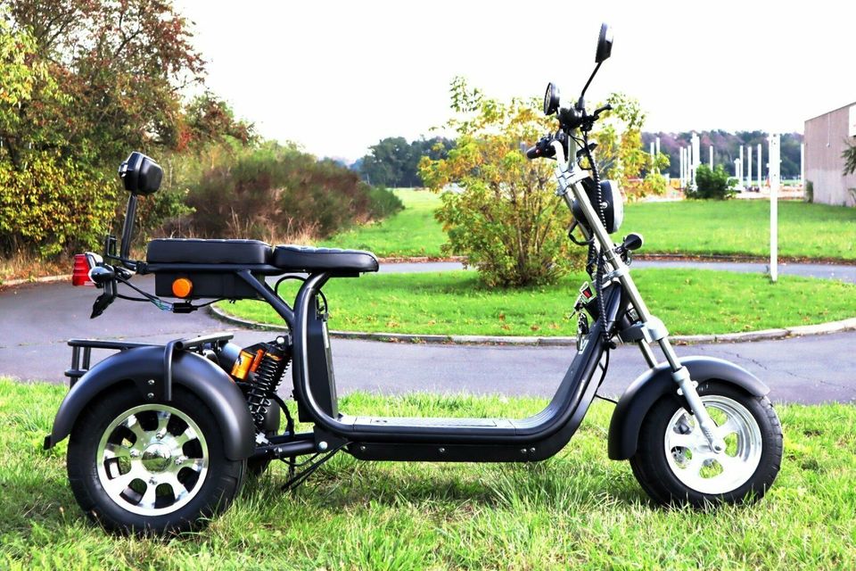 Elektro Chopper Trike E-Scooter E-Roller Straßenzulassung Coco in Maintal