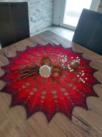 DECKCHEN  NEU HANDMADE TISCHLÄUFER TISCHDECKE DEKO DECKE ROT Baden-Württemberg - Kuchen Vorschau