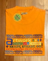 ARTWORK Damen T-Shirt, orange, bestickt, L, 70er-Jahre-Look, neu Rheinland-Pfalz - Steiningen Vorschau