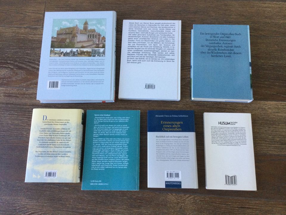 7 Bücher Ostpreußen Konvolut in Lübeck