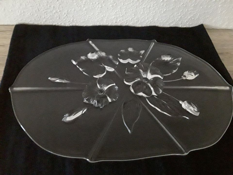 Glas-Kuchenplatte oval in Bad Wurzach