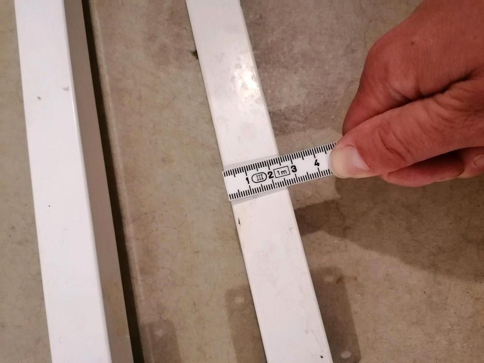 4 Tischbeine aus Metall,  Höhe 80 cm in Schwabhausen