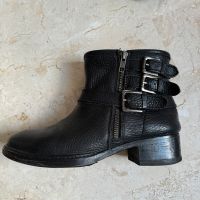 Buffalo Leder Stiefel Boots Stiefeletten schwarz silber 37 37.5 München - Au-Haidhausen Vorschau