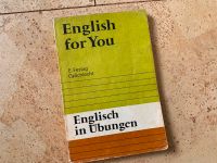 English for you Englisch in Übungen DDR antiquarisch Gut 1983 Brandenburg - Hennigsdorf Vorschau