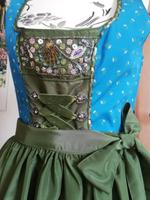 wNEU! Hammerschmid Vintage Dirndl Pailletten Größe 38 blau olive Bayern - Weismain Vorschau