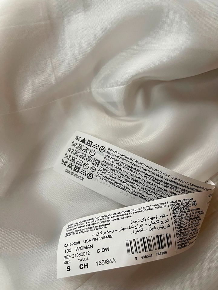 Mango Blazer, weiß, Größe: S (Neu) in Erkrath