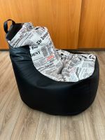 Sitzsack, schwarz/weiss, sehr gut erhalten! Bayern - Dingolfing Vorschau