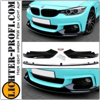 Sport Frontspoiler Glanz Schwarz  für BMW F32 F33 F36 M-Paket Hessen - Calden Vorschau