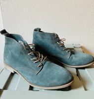 Stiefelette Tamaris Wildleder blau 41 Niedersachsen - Wedemark Vorschau