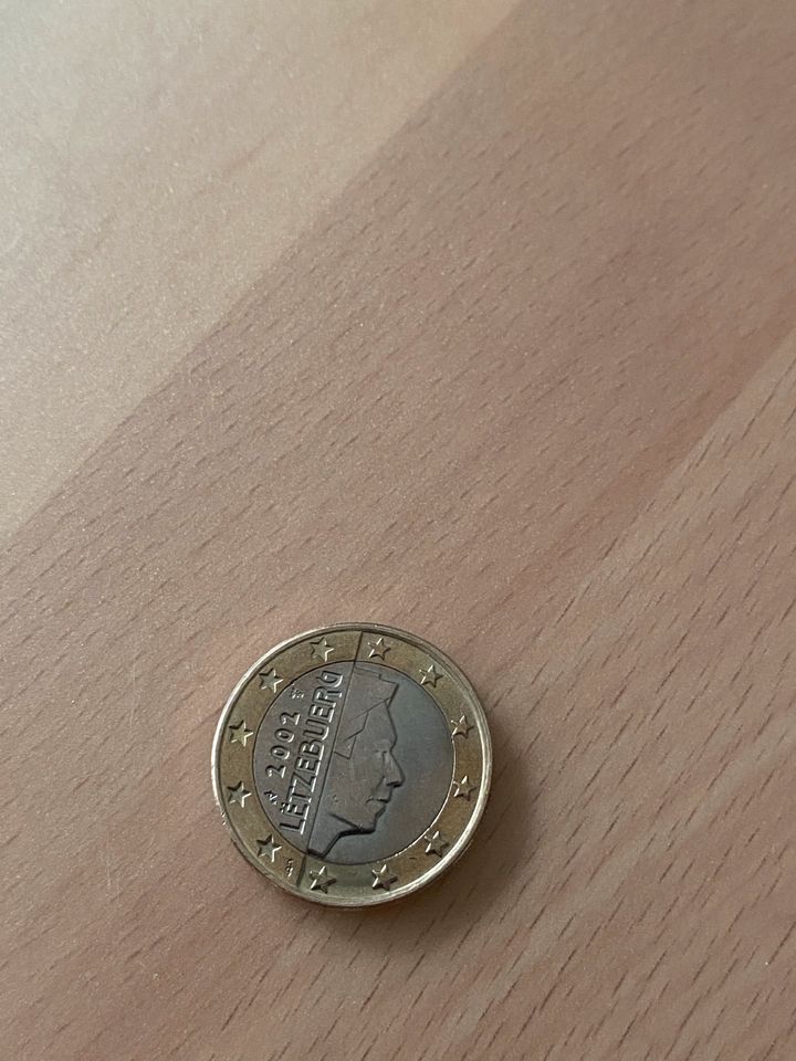 1 Euro Letzeburg 2002  Fehlprägung/ sehr guter Zustand in Feldkirchen