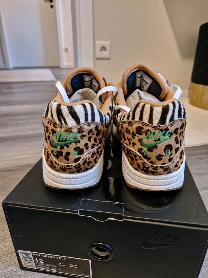 Nike Air Max 1 DLX Atmos Animal 2.0 46 US 12 in Dorsten