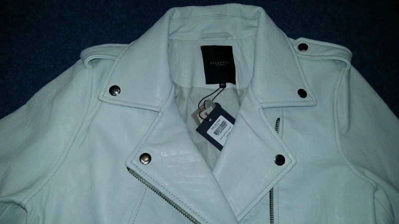 Selected Jacke Lederjacke Leder 40/L Biker Bikerjacke Blazer €310 in Dürrlauingen