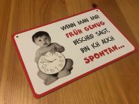 Lustige Postkarte | Spontan, Pünktlichkeit | Scherz-Artikel Baby Hannover - Vahrenwald-List Vorschau