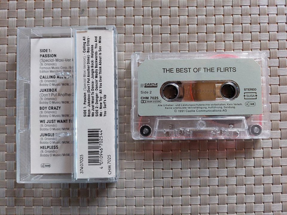 The Flirts Best Of Musikkassette Cassette MC Tape Italo Disco in Saldenburg