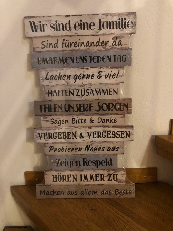 Muttertag Geschenk Holzbild mit Spruch in Nürnberg (Mittelfr)