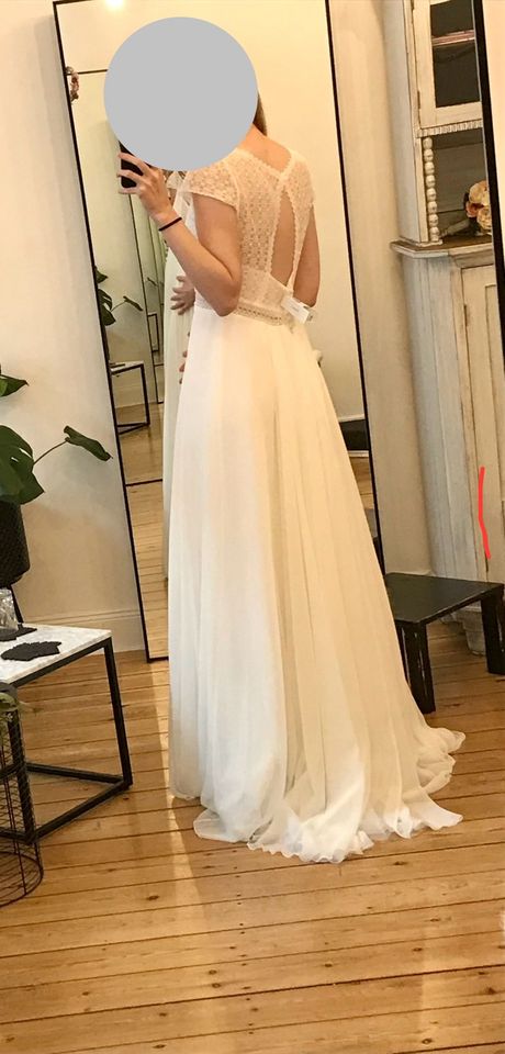 Brautkleid Gr. 34 ivory in Tann