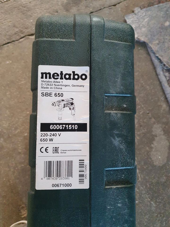 Bohrmaschine Metabo SBE 650 in Wuppertal