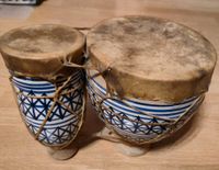 Bongo Keramik Doppeltrommel Afrika Leder Bespannung Handarbeit Sachsen - Freital Vorschau