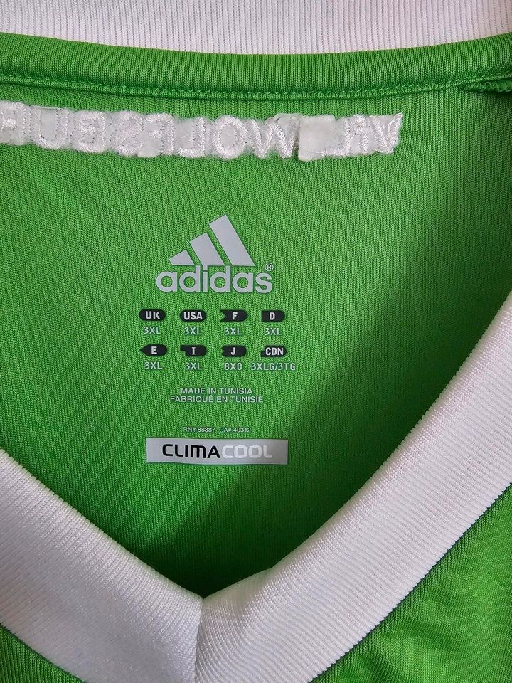 Original Adidas VfL Wolfsburg Heimtrikot 3XL Top Zustand in Allagen