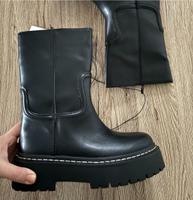 Schwarze Boots mit dicker Sohle Nordrhein-Westfalen - Castrop-Rauxel Vorschau