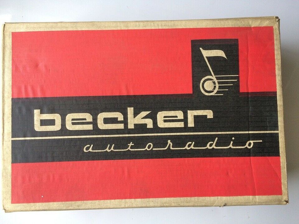 Becker Autoradio Einbausatz mit Lautsprecher NOS BMW 2000 in Eschelbronn