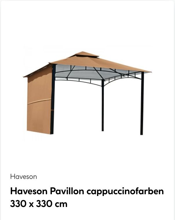 Planuflor Metall-Pavillion 3x3m, in Haunetal