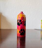 Bemalte Graffiti Sprühdose Kanne Dose mit Pfoten Motiv Hund katze Sachsen-Anhalt - Magdeburg Vorschau