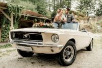 Hochzeitsauto Oldtimer Ford Mustang Cabrio mieten & selber fahren Bayern - Viechtach Vorschau