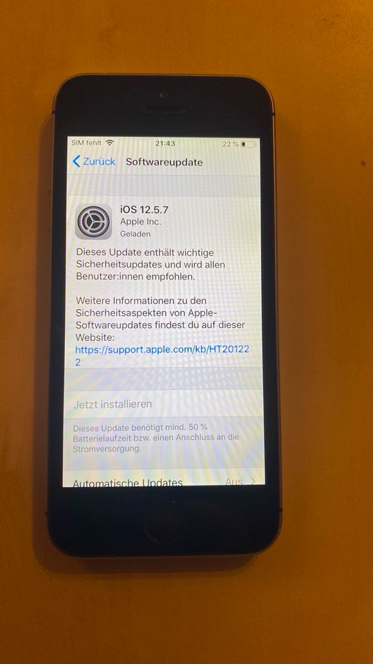I Phone 5S in Köln