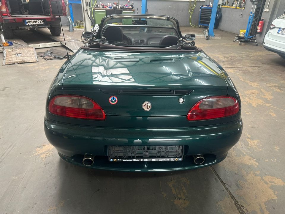 Cabrio Feeling pure MGF Roadster 1.8 in British Racing Green in Weinheim