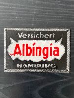 Albingia Versicherung Hamburg Plakette Schild alt Niedersachsen - Oldenburg Vorschau